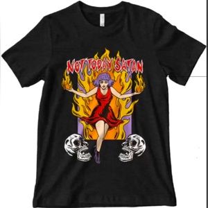 Wicked Clothes ‘Not Today Satan’ Unisex tee